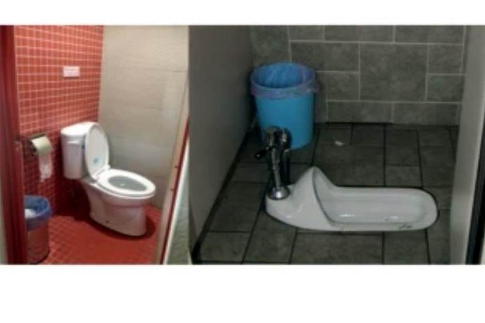 通風不良的公廁及無蓋垃圾桶都會提升疫情交叉感染風險。（李孟杰提供）
