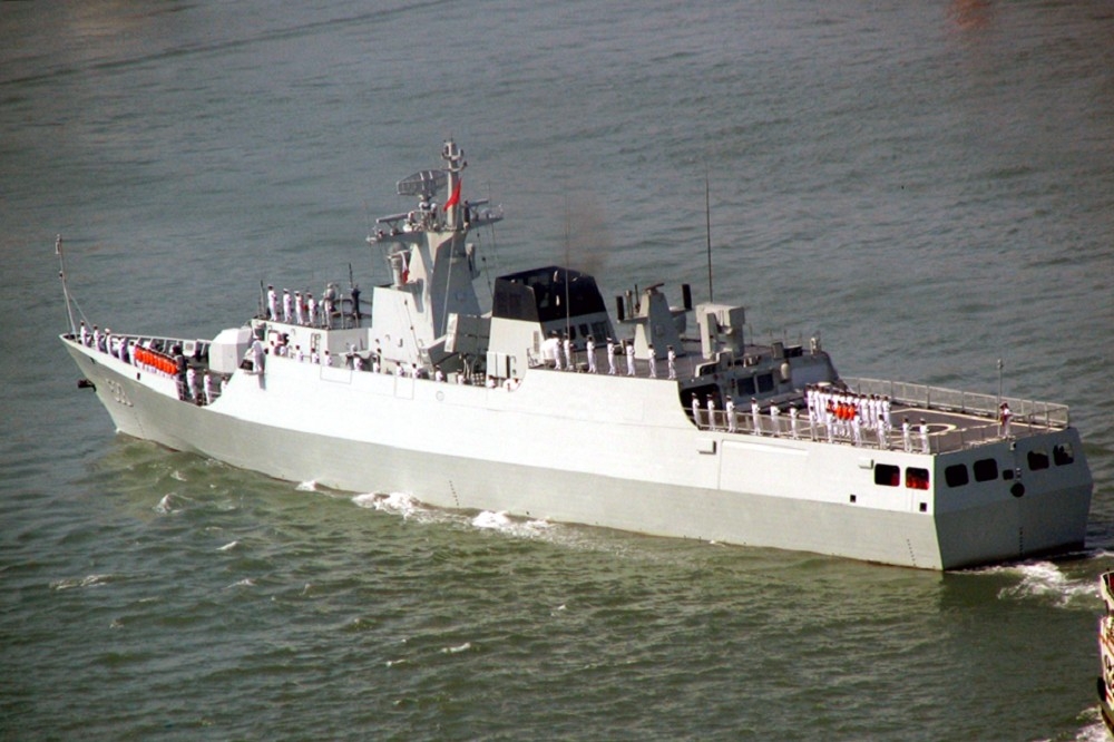 中共將056輕型導彈護衛艦轉隸海警，恰恰是中國海軍綜合實力大幅躍升的證明。 （維基百科）