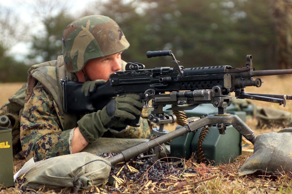 美軍近年來突然加速汰換5.56 mm口徑武器的「次世代班用武器計畫」，是美國國家戰略轉變的有力證明。（維基百科）