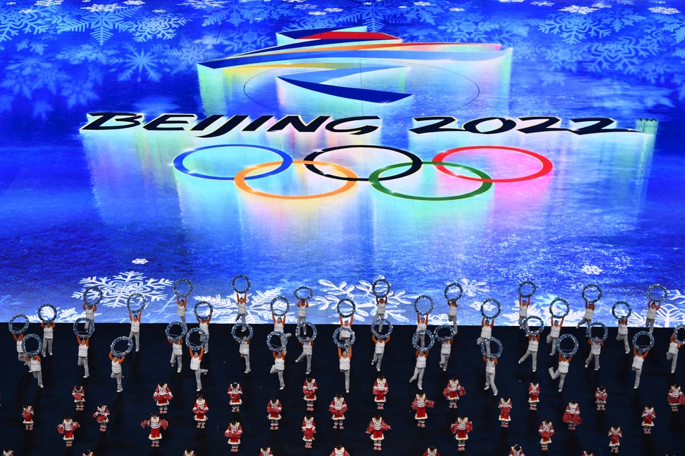 北京冬季奧運4日晚間舉行開幕儀式。（湯森路透）