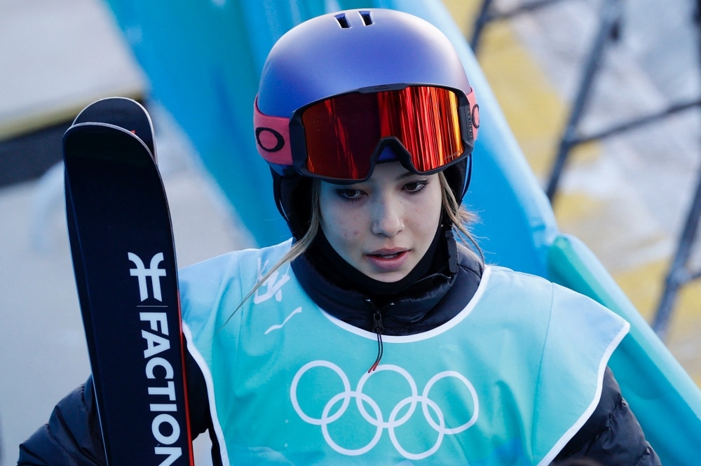 美中混血的滑雪女將谷愛凌，被視為中國隊奪金希望。（湯森路透）