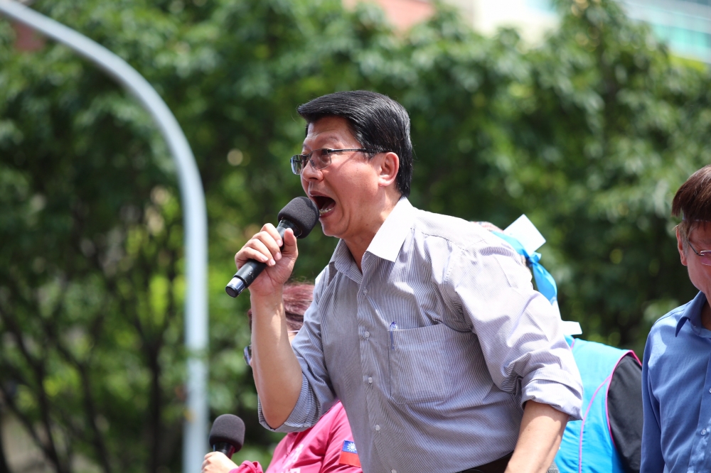 年後政壇震撼彈，國民黨台南市議員謝龍介宣布投入年底台南市長國民黨初選。（資料照片／沈粲家）