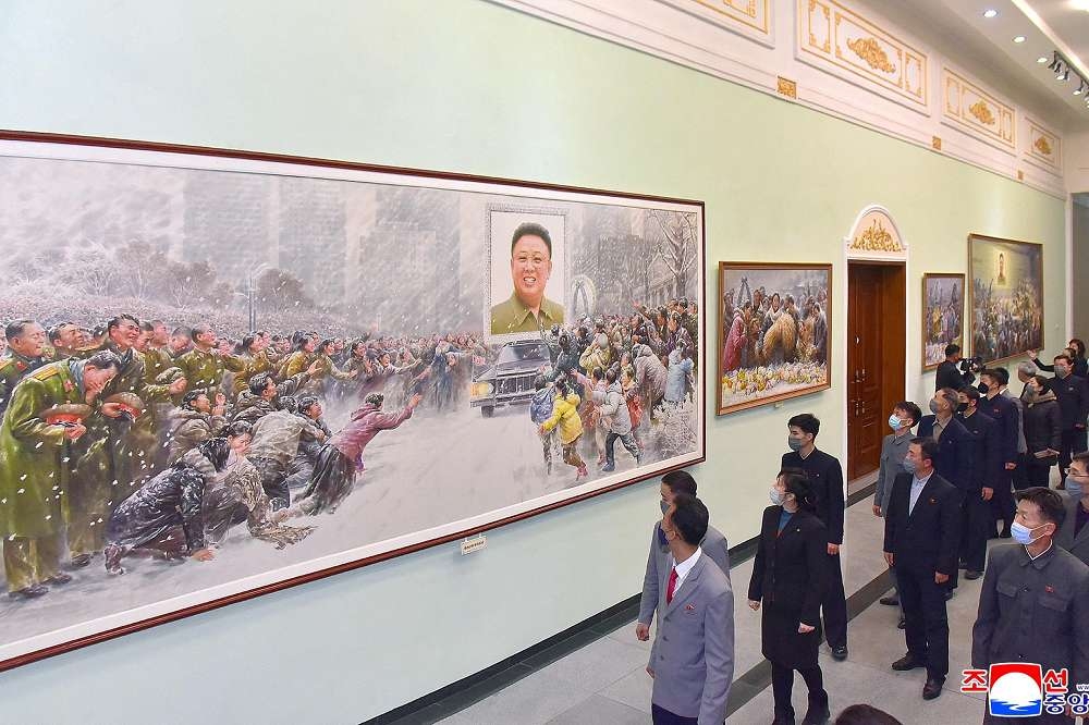 北韩举行金正日80冥诞纪念活动。（汤森路透）(photo:UpMedia)
