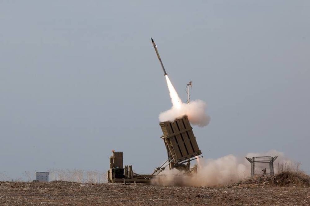 铁穹防空系统主要负责抵挡，来自巴勒斯坦的火箭弹威胁。（图片取自以色列国防部）(photo:UpMedia)