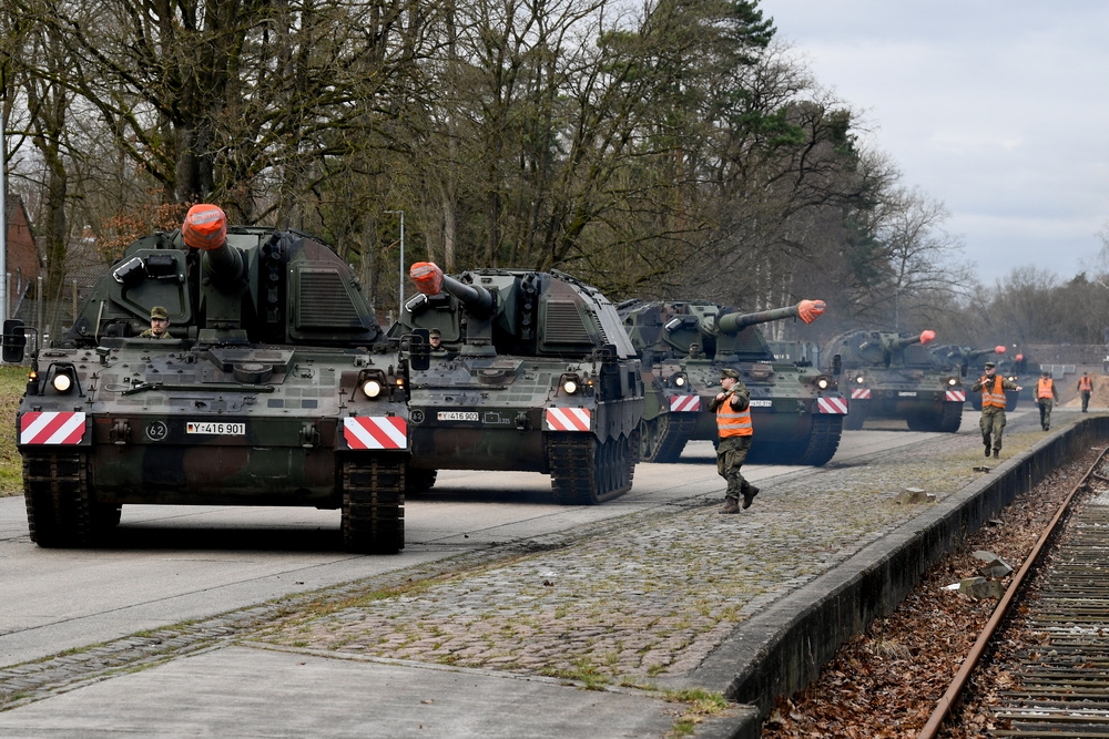德國聯邦國防軍進駐立陶宛。（湯森路透）