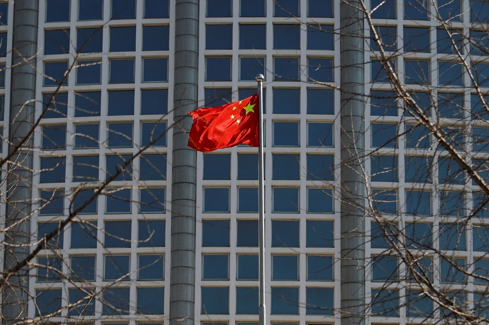 中国国旗示意图。（汤森路透）(photo:UpMedia)