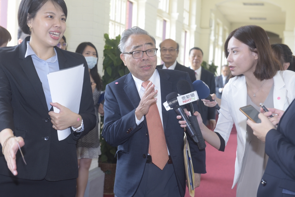 王文淵14日突宣布辭去工總理事長一職，工總緊急召開臨時理監事會議決議，盼王文淵能留任。（資料照片／張文玠攝）