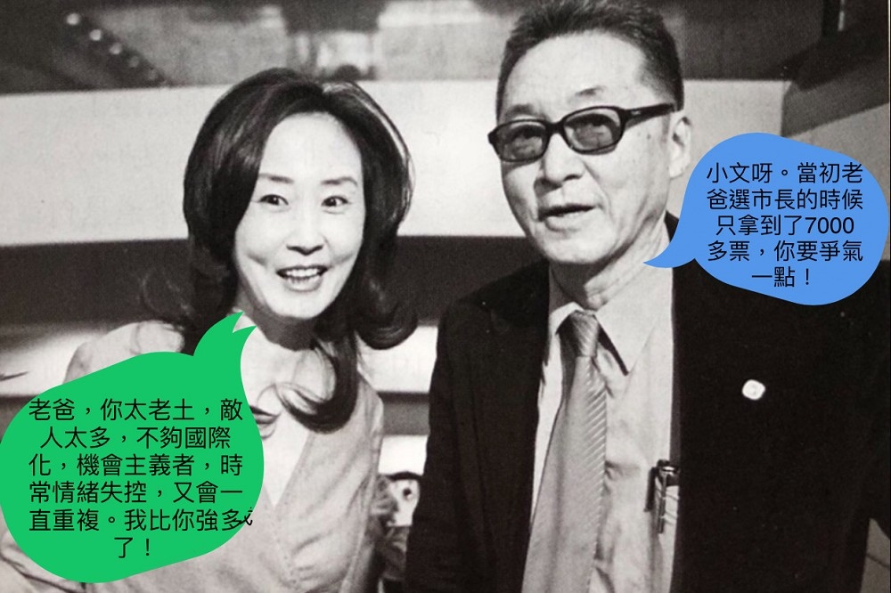 一代大师李敖逝世4周年整，女儿李文也在18日表示，要继承父业参选台北市长。（取自李文脸书）(photo:UpMedia)