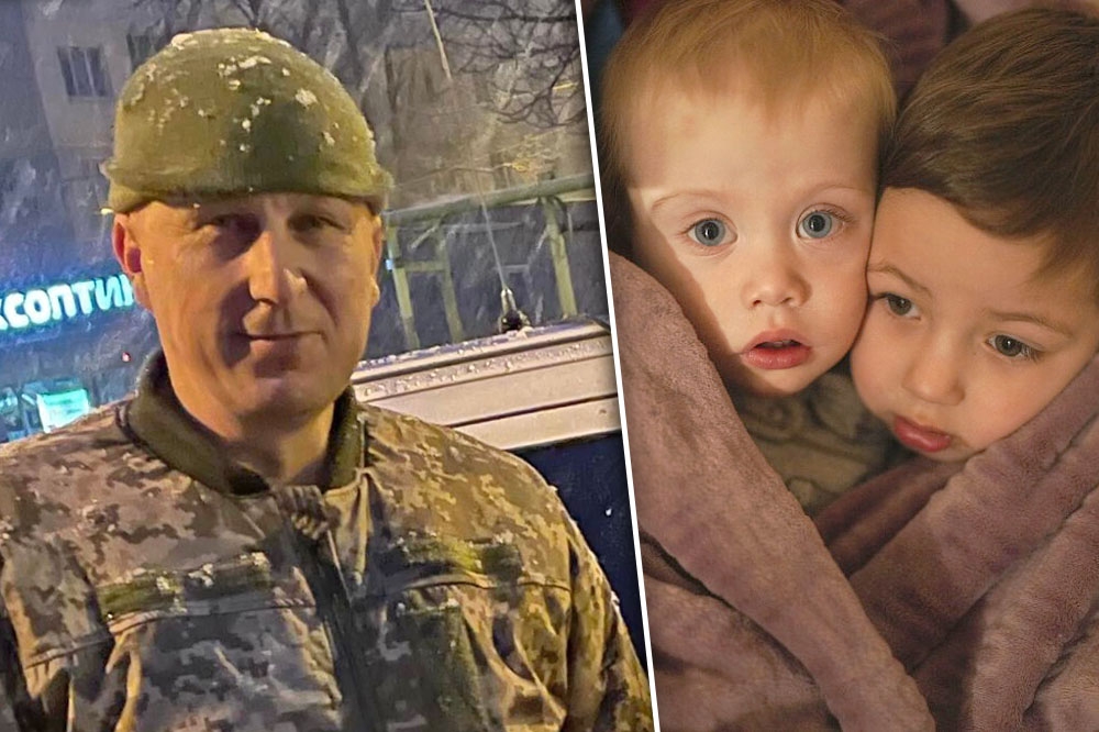 乌克兰亚速营将领阿布罗斯金希望儿童能尽快被送走。（合成／阿布罗斯金脸书、美联社）(photo:UpMedia)