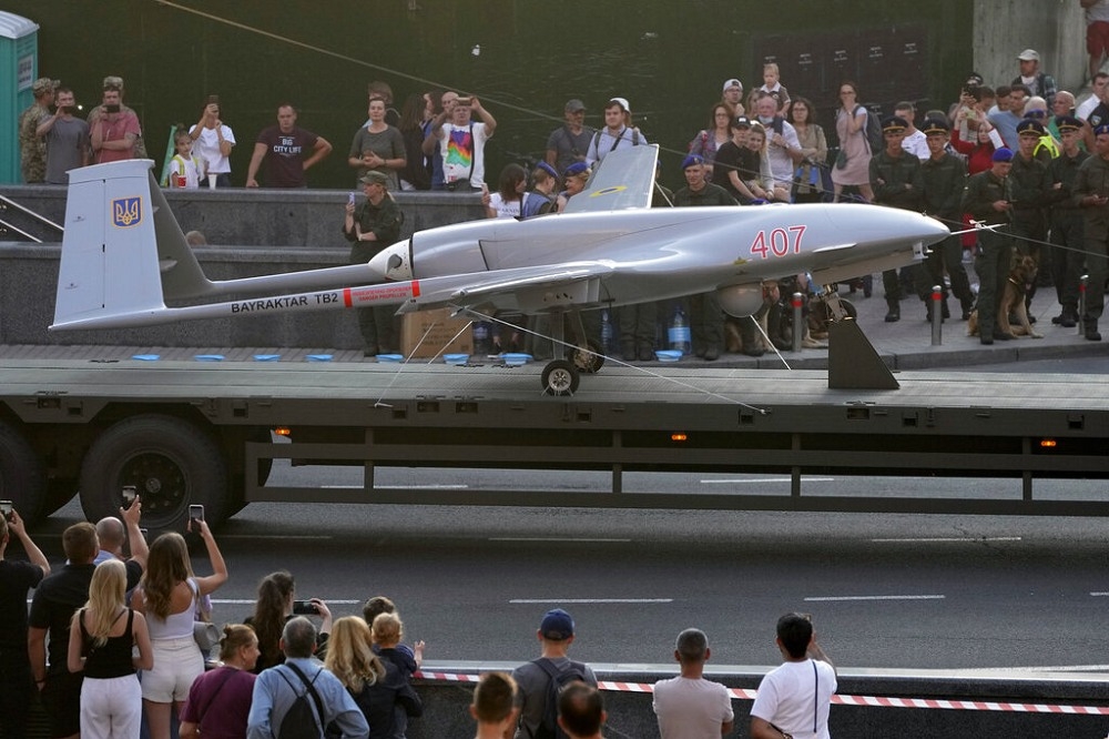 俄乌战争中，无人机的使用成为各方关注的焦点。（美联社）(photo:UpMedia)