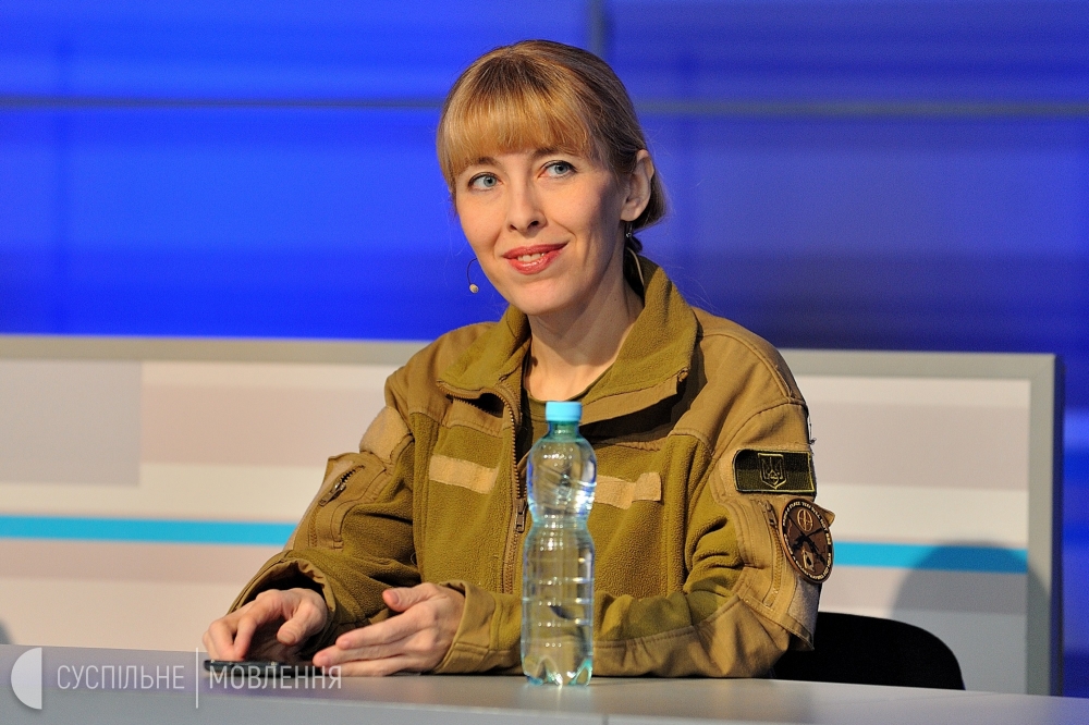 烏克蘭42歲女狙擊手畢洛澤斯卡（Olena Bilozerska）。（圖來自Олена Білозерська臉書）