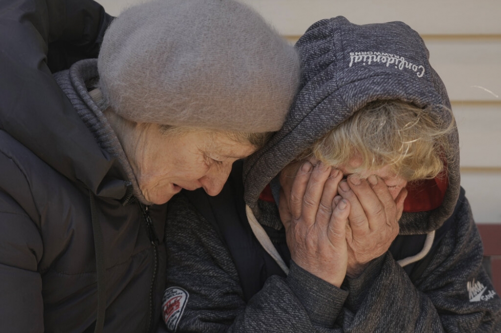 烏克蘭收復基輔市西北的布查後，記者發現大量死傷平民的案例。（美聯社）