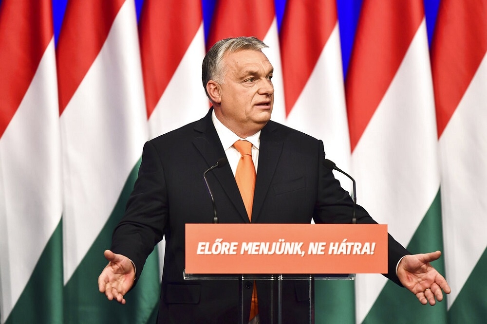 匈牙利總理奧班。（美聯社）