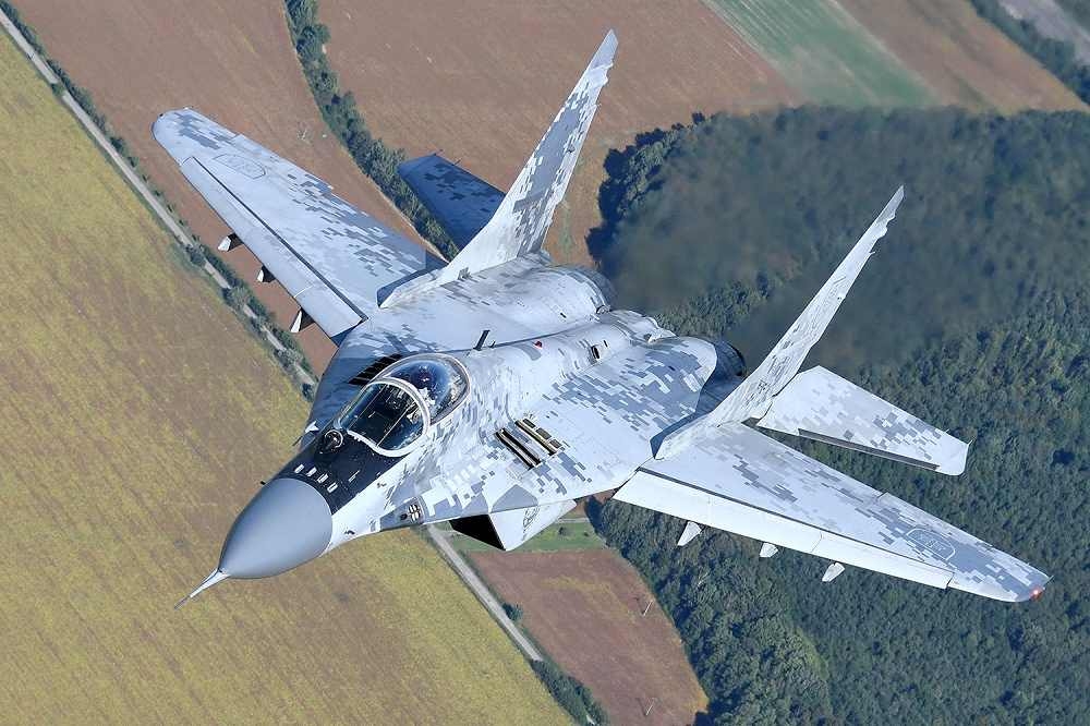 斯洛伐克考慮以米格29戰鬥機軍援烏克蘭。（取自斯洛伐克國防部臉書）