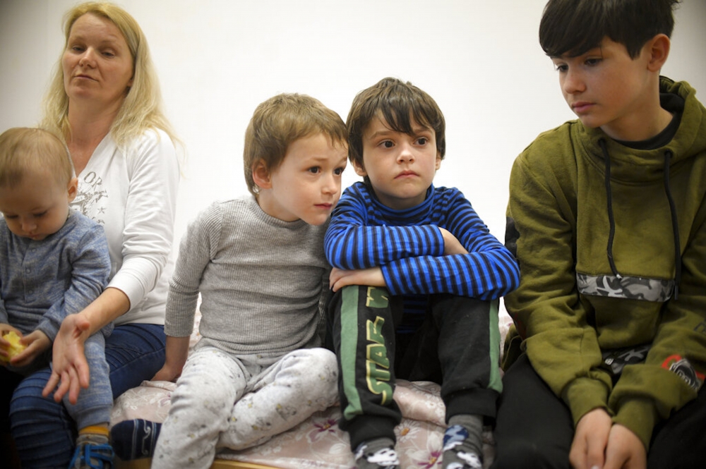烏俄戰火下，兒童成為人口販子的首要目標。（美聯社）
