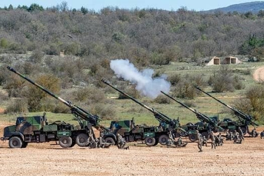 法国拟提供卡凯萨自走砲给乌克兰。（取自西法日报）(photo:UpMedia)