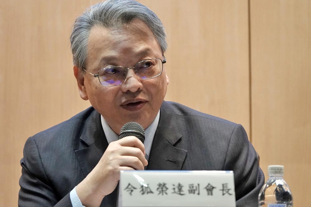 台中市副市長令狐榮達PCR陽性確診。（資料照片／張家維攝）