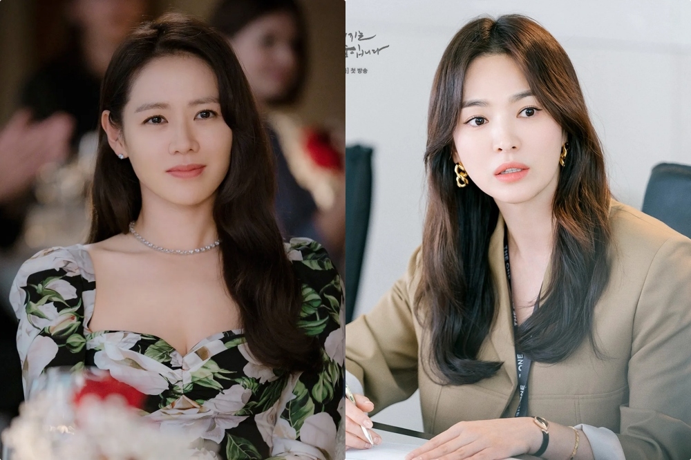 韓國SBS公布美女排行榜，孫藝真（左）與宋慧喬名列前5，卻都不敵冠軍的人氣美貌。（取自《愛的迫降》、《現正分手中》劇照）