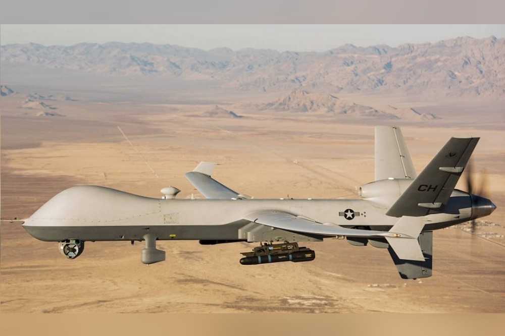 2025年美軍規格的MQ-9B無人機將交機抵台形成戰力。（翻攝自U.S. AIR FORCE）