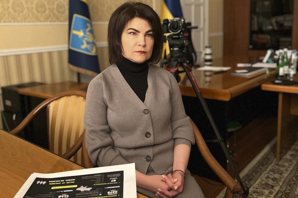 烏克蘭檢察總長維內迪托娃宣佈將審理首起戰爭性侵罪。（美聯社）
