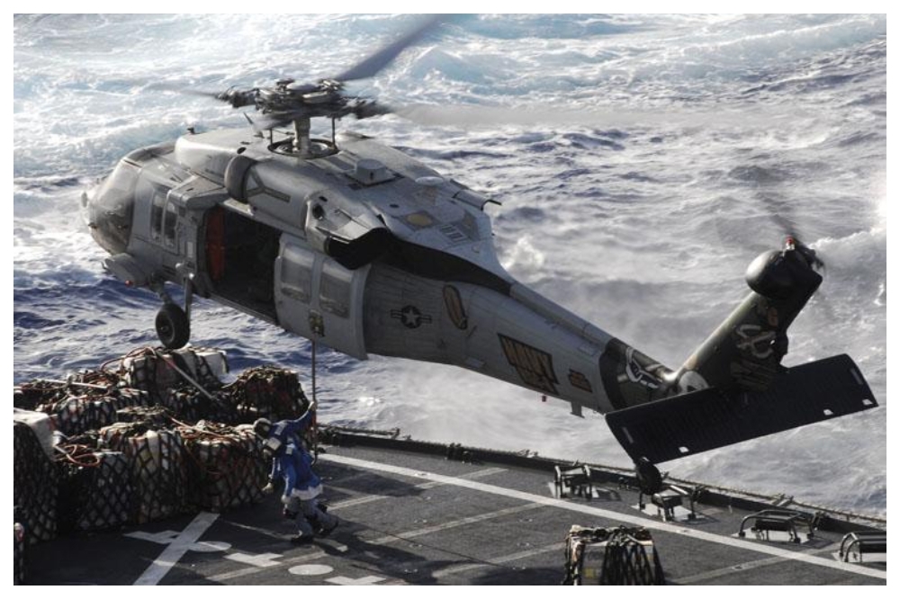 美國海軍SH-60海鷹直升機。（取自U.S. Navy）