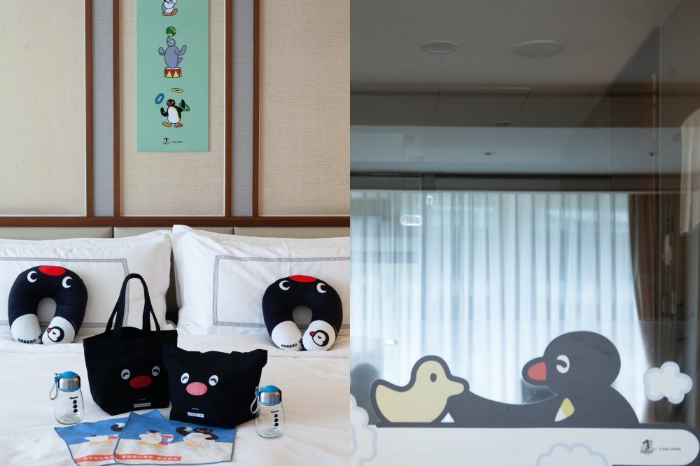 長榮鳳凰（礁溪）酒店推出《Pingu 企鵝家族》主題房（長榮鳳凰（礁溪）酒店提供）