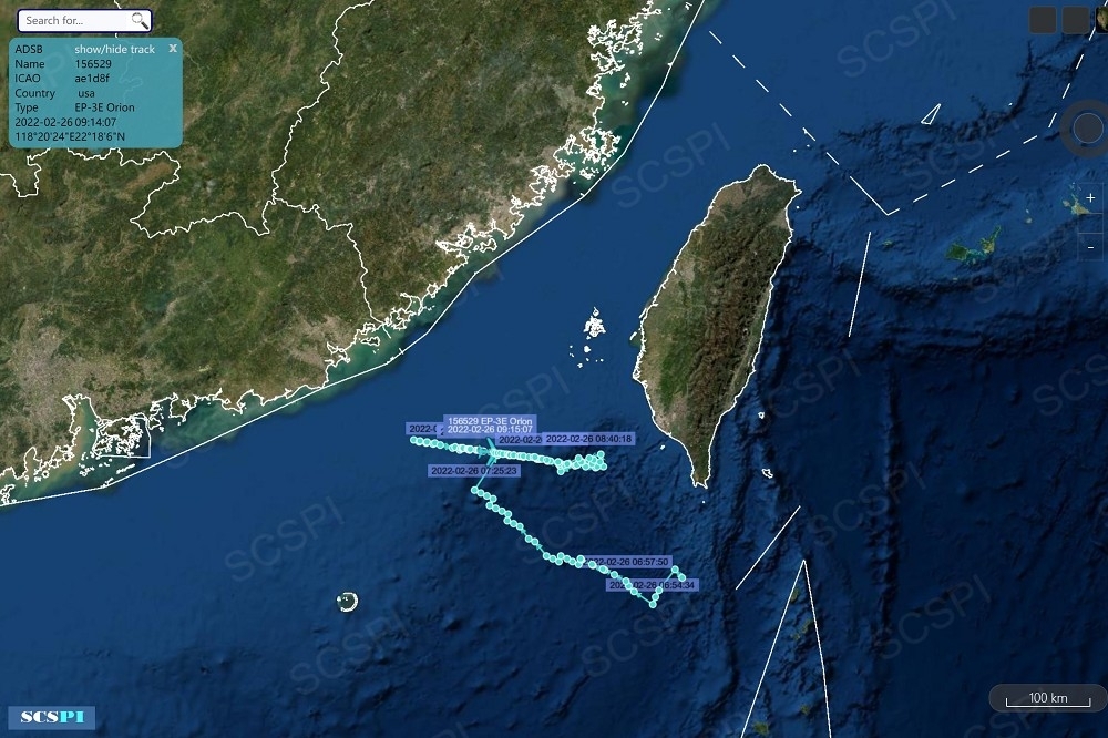 預期未來若美艦通過台海，中國除了全程跟監外，可能還會故意碰撞，製造衝突。（圖片取自SCS_PI推特）