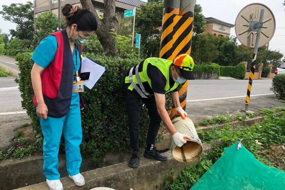 桃園市20日出現今年首例境外移入登革熱案例。（桃園衛生局提供）