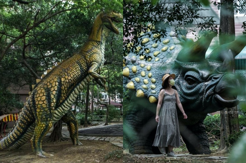 台南隱藏版「侏羅紀公園」免費拍！巨型暴龍、三角龍霸氣現身　還有逼真恐龍蛋