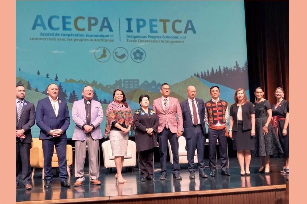 「IPETCA成員共同強化原住民族企業、人才及社群夥伴關係」座談會-大合。(原民會提供)