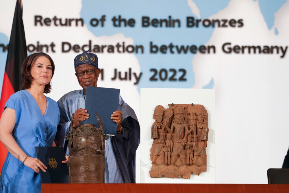 德國自2022年始向奈及利亞歸還貝寧青銅器（美聯社）