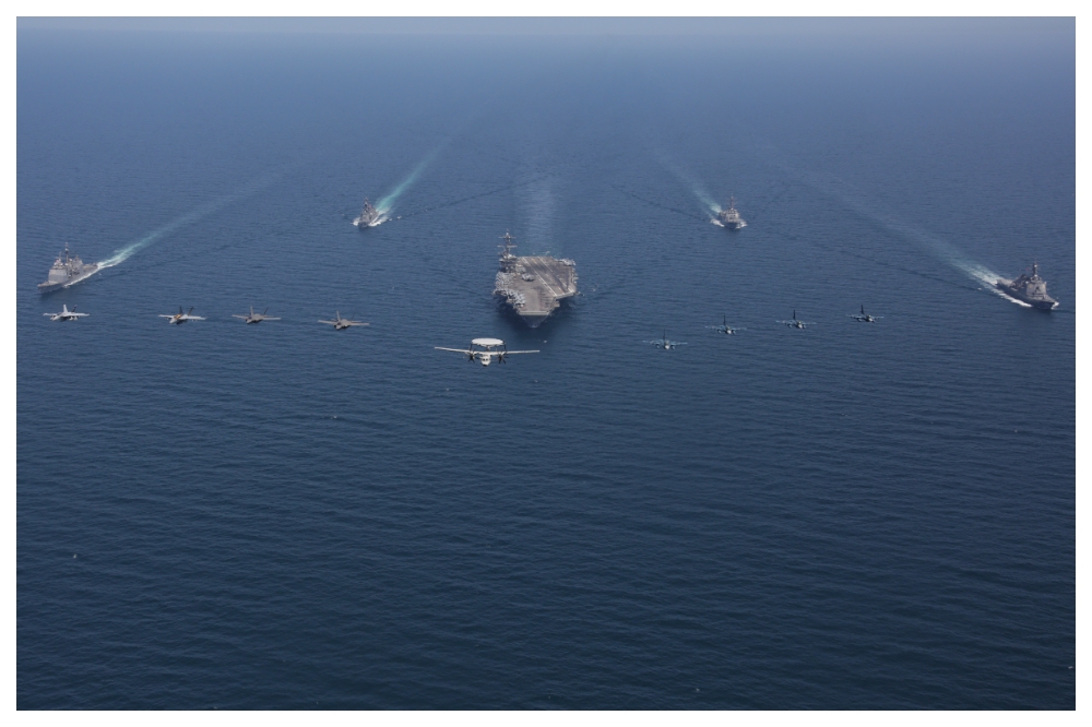 美日4月在菲律賓海和東海舉行聯合演習。（美國第7艦隊）