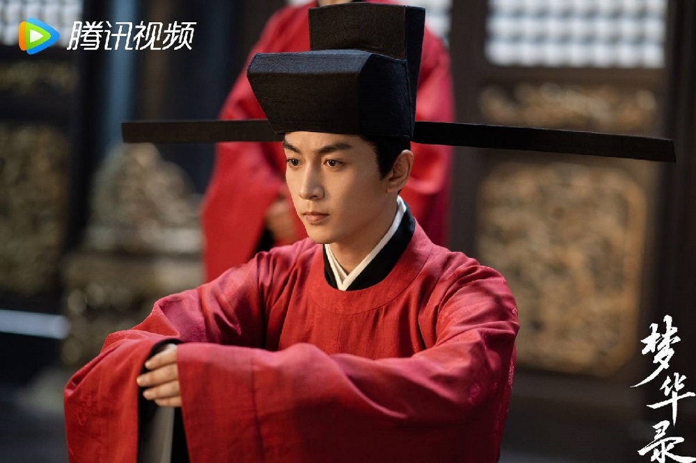 中國男星陳曉與劉亦菲主演的古裝劇《夢華錄》，近日衝上台灣Netflix收視第3名，他在劇中的演技及角色特質也引發網友熱議。（取自夢華錄微博）