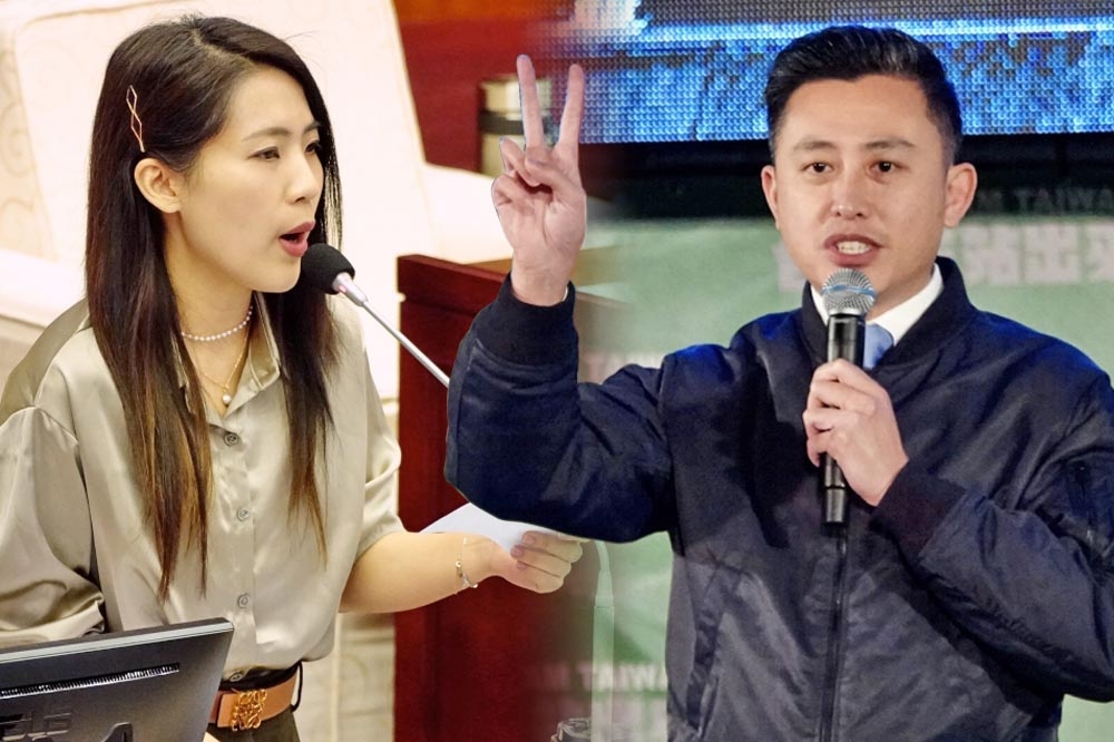 台北市議員徐巧芯（左）今天再爆料，林智堅（右）在台大國發所的論文也涉抄襲。（資料照片／王侑聖攝）