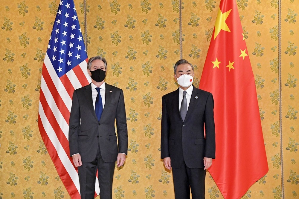 國務卿布林肯預計本週和中國外交部長王毅在G20外長會議會面。（新華社）