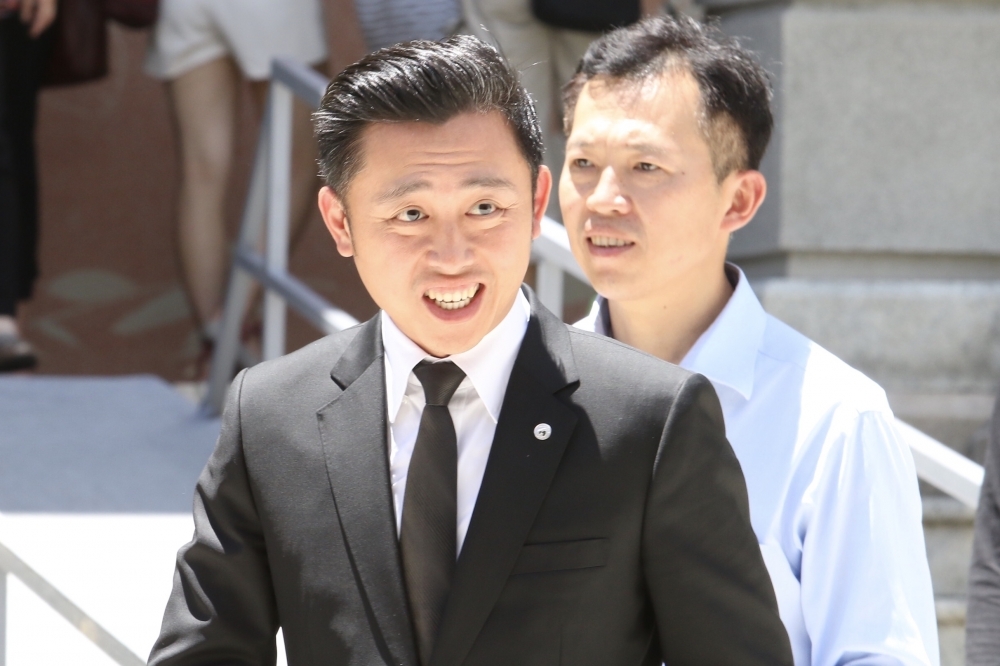 林智堅論文抄襲風暴越演越烈，其論文的正當性也不斷被質疑。（資料照片／王侑聖攝）