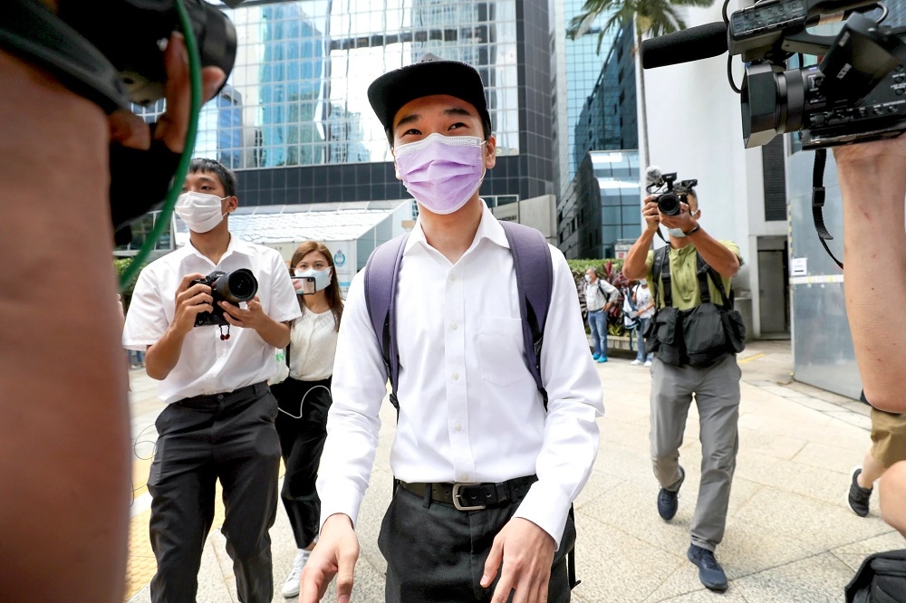反送中运动中受到枪伤的曾志健在香港被捕。（资料照）(photo:UpMedia)