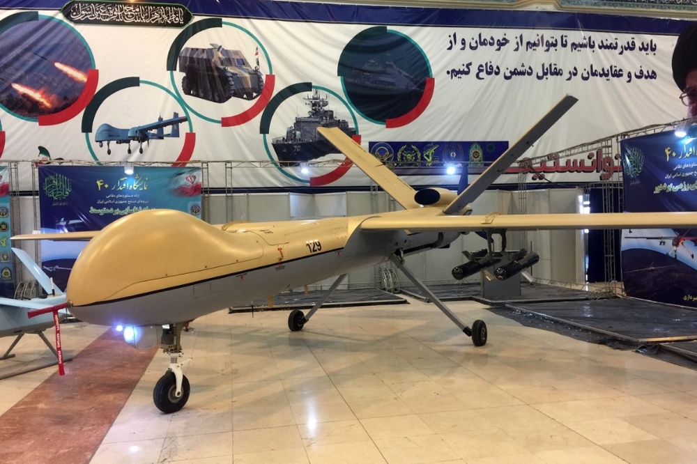 伊朗Shahed-129無人機可掛載具精準打擊能力武器（取自推特）