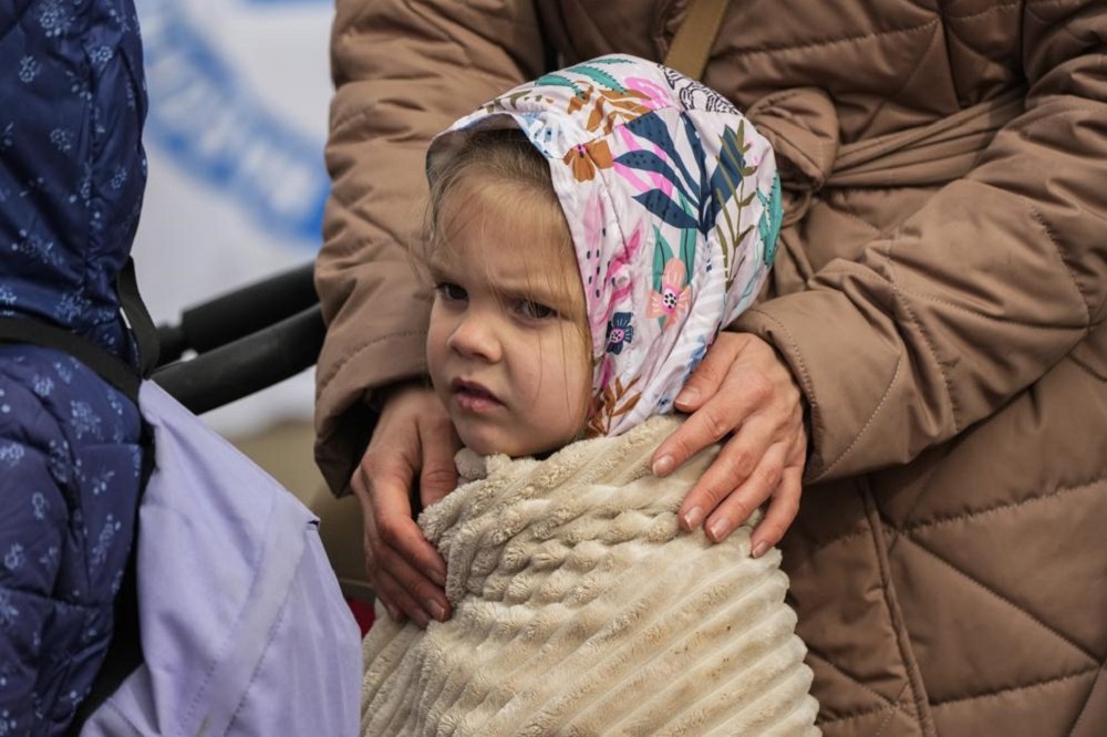 在烏克蘭多達560萬難民中（實際人數應該更高），有約200萬是兒童，其中為數不少且淪為孤兒。（美聯社）