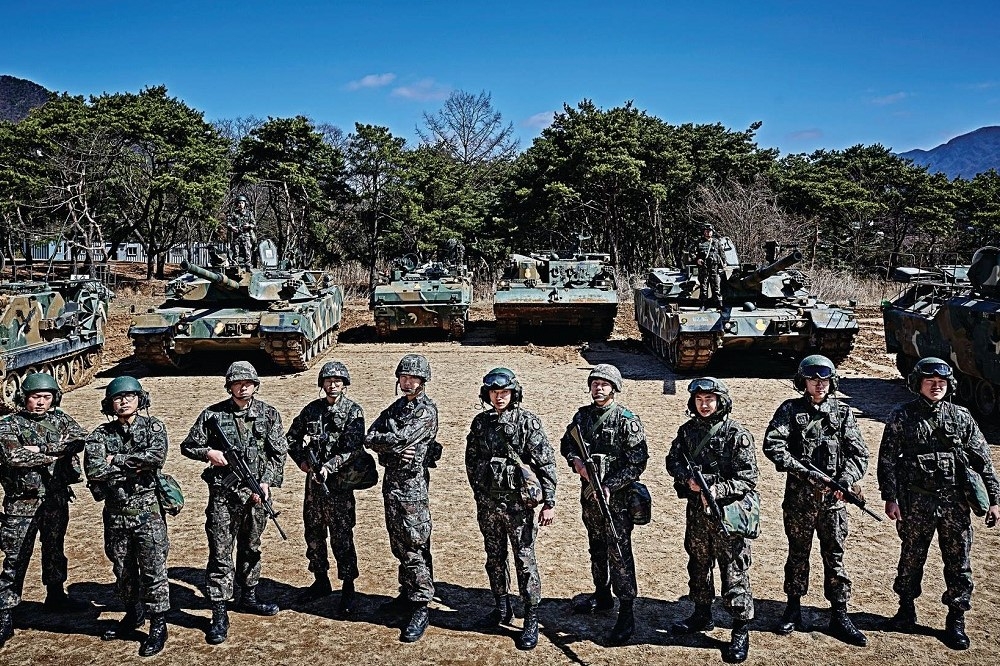 南韩尹钖悦政府将全面恢复大规模美韩联合军演。（取自南韩国防部脸书）(photo:UpMedia)