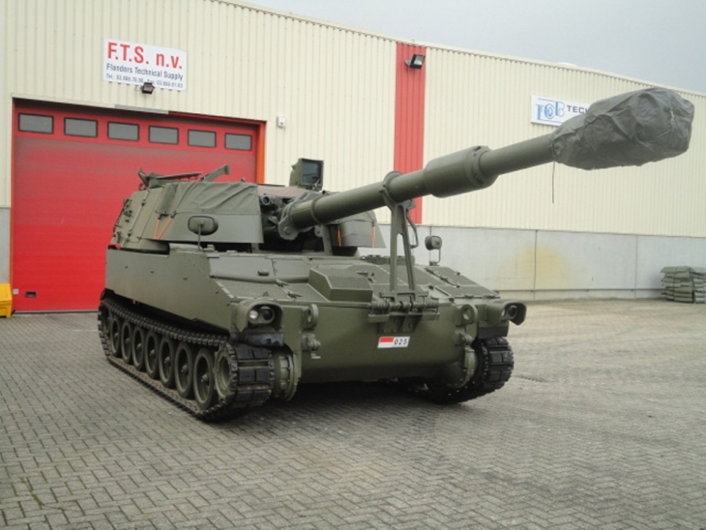 英國買下比利時FTS公司的M109A4 BE自走砲，軍援烏克蘭。（取自FTS公司）