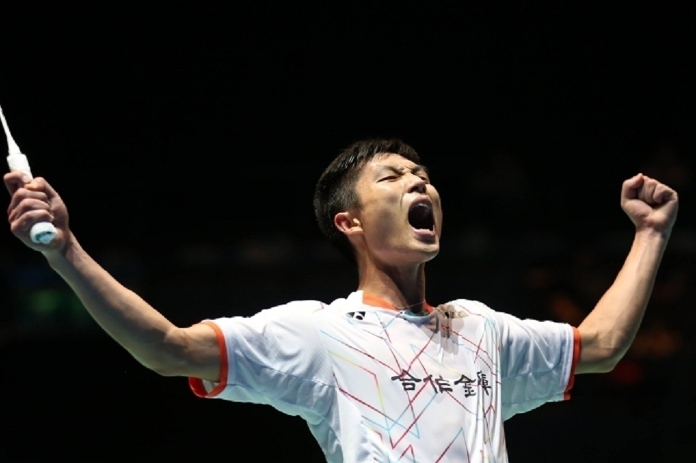 周天成24日成功奪下台北公開賽男單冠軍。（取自HSBC BWF WORLD官網）