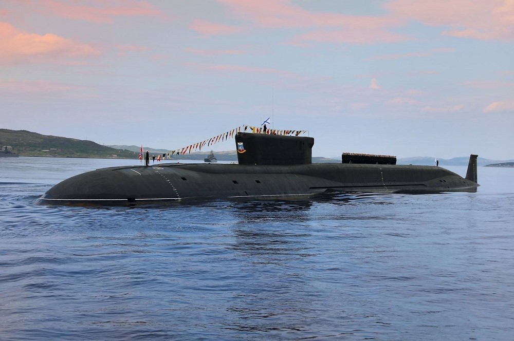 俄軍第3艘「北風之神A級」潛艦、「蘇沃洛夫元帥號」正展開廠方測試。圖為同型艦。（取自俄國國防部臉書）