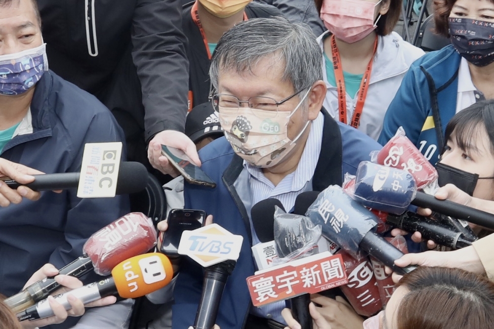 民進黨立委高嘉瑜被黨內圍剿，台北市長柯文哲稱高「就是太老實容易得罪人」。（資料照片／王侑聖攝）