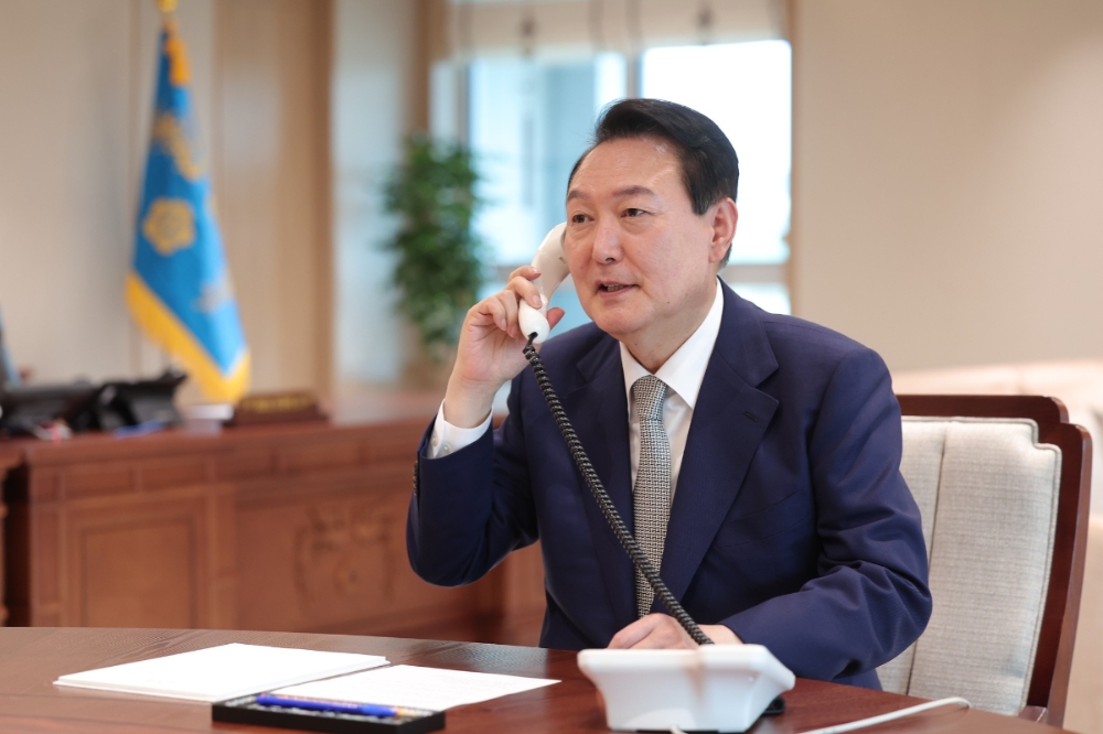 南韓總統尹錫悅將以通電話方式會晤裴洛西（取自尹錫悅臉書）