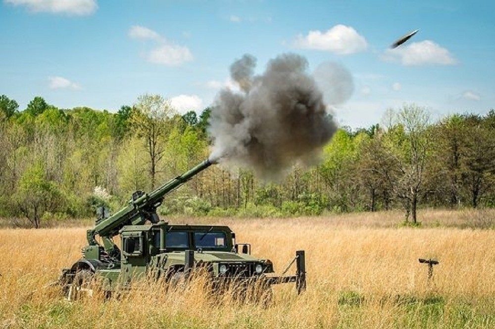 美國陸軍移動榴彈砲系統計劃(MHS)最平價的選項是AM General提供的Hawkeye鷹眼系統。（圖片取自Mandus Group LLC）