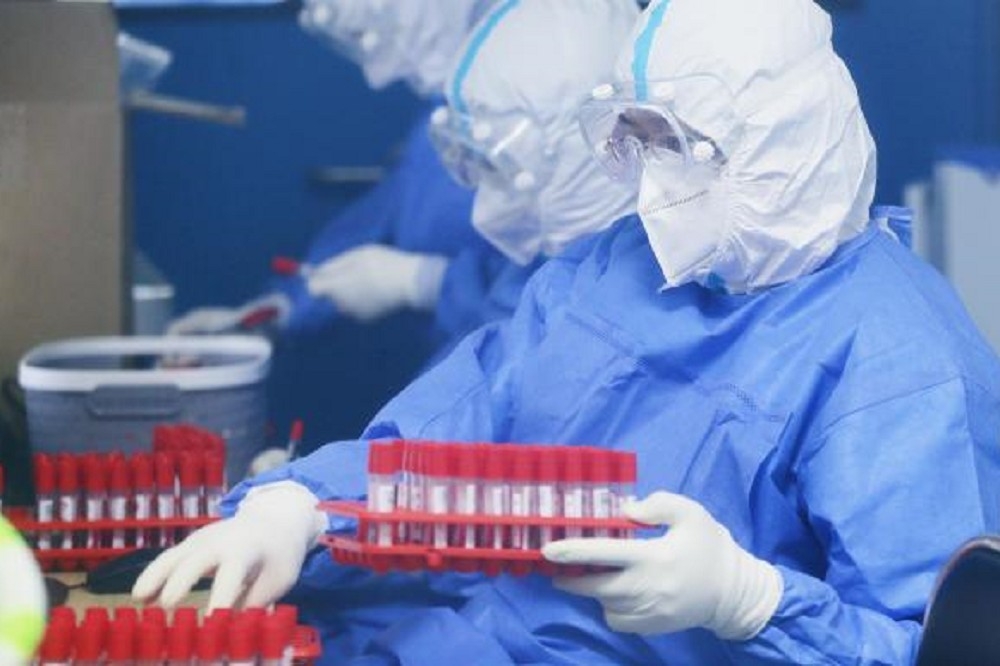 中國加強核酸檢驗，執行新冠清零政策。（取自網路）