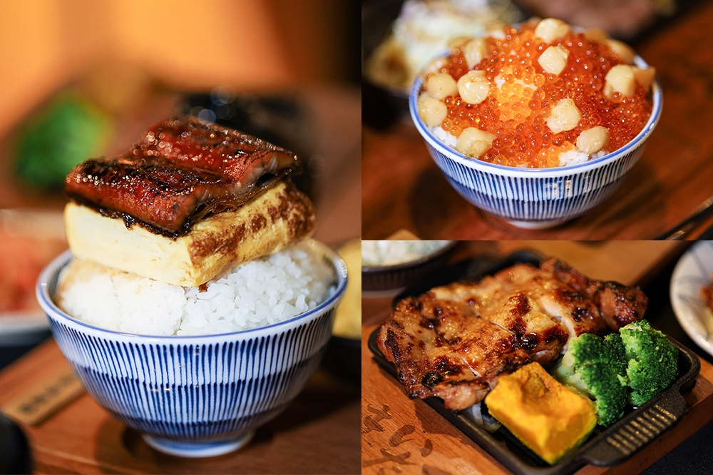 日本超夯「厚玉子燒鰻丼」在開丼也吃得到了，加碼雙主餐只要 250 元起！（蕭芷琳攝）
