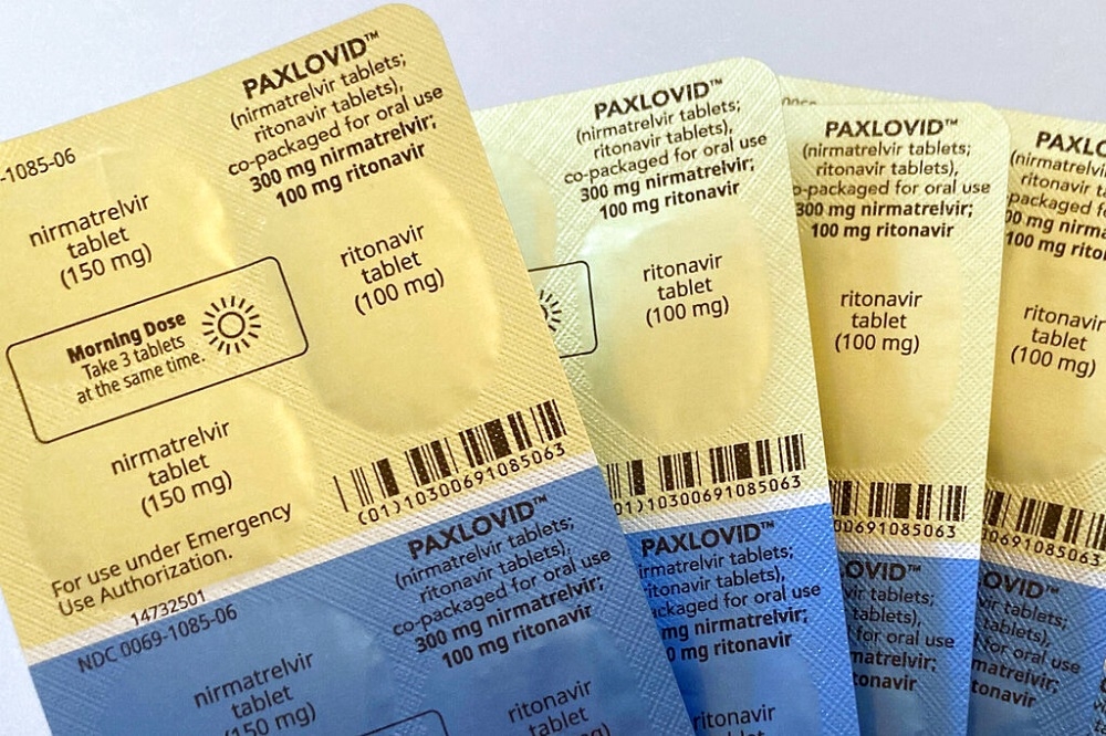 辉瑞的新冠口服药Paxlovid包装。（资料照片／美联社）(photo:UpMedia)