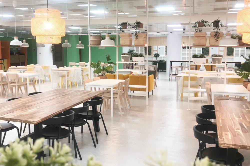 長榮大學與IKEA合作翻新學生餐廳（取自長榮大學臉書粉絲專頁）